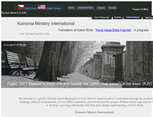Tablet Screenshot of koinoniaministryinternational.org